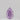 0.10 Carat PEAR FANCY INTENSE PINKISH PURPLE  Diamond