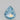 0.10 Carat PEAR Fancy Intense Greenish Blue Diamond