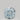 0.38 Carat CUSHION FANCY GREEN-BLUE  Diamond