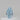 0.14 Carat PEAR Fancy Intense Green-Blue Diamond