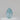 0.11 Carat PEAR Fancy Intense Blue-Green Diamond