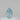 0.11 Carat PEAR Fancy Intense Blue-Green Diamond