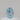 0.14 Carat OVAL Fancy Intense Green-Blue Diamond
