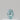 0.12 Carat OVAL Fancy Intense Blue-Green Diamond