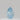 0.10 Carat PEAR Fancy Intense Green-Blue Diamond