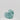 0.13 Carat HEART Fancy Vivid Bluish Green Diamond