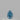 0.07 Carat PEAR Fancy Vivid Green-Blue Diamond