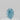 0.10 Carat OVAL Fancy Vivid Green-Blue Diamond