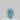 0.10 Carat OVAL Fancy Vivid Green-Blue Diamond
