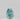 0.11 Carat PEAR Fancy Intense Blue-Green Diamond
