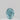 0.13 Carat OVAL Fancy Intense Blue-Green Diamond