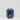 0.10 Carat EMERALD Fancy Deep Blue Diamond