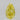 0.71 Carat PEAR FANCY INTENSE YELLOW  Diamond