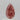 0.30 Carat PEAR FANCY INTENSE ORANGY PINK  Diamond