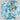 0.14 Carat CUSHION FANCY VIVID  GREEN-BLUE Diamond